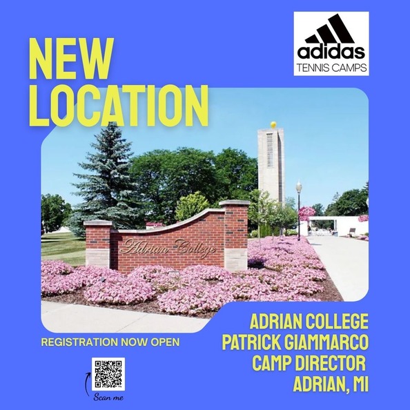 adrian college adidas tennis camp – adrian, Michigan