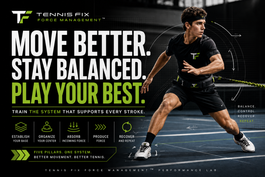 Tennis Force Management Training - Move Better. Stay Balanced. Play Your Best. - Tennis Fix