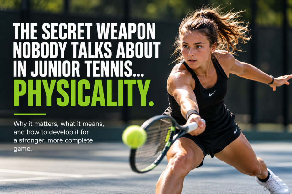 Tennis Physicality - the secret weapon in junior tennis that nobody talks about - tennis fix, LLC